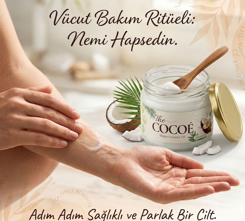 Hindistan cevizi yağı vücutta nasıl kullanılmalı? Adım adım nemlendirici cilt bakım rutini.